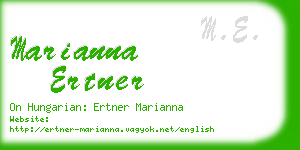 marianna ertner business card